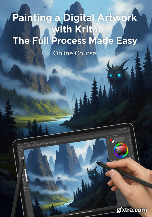 Skillshare - Painting a Digital Artwork with Krita: The full Process made easy