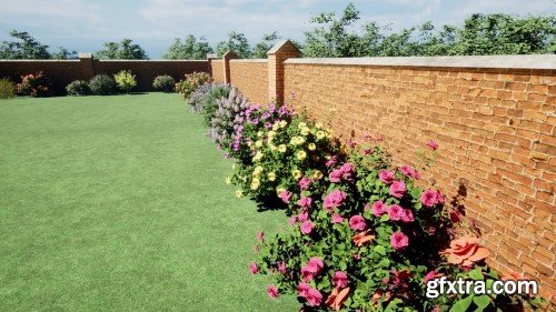 Unreal Engine - Flowering Shrub Collection