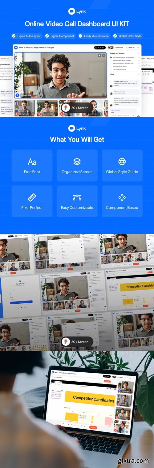 Lynk - Online Video Call Dashboard UI KIT