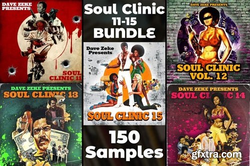 Dave Zeke Soul Clinic Volumes 11-15 BUNDLE (150 Prechopped Samples)