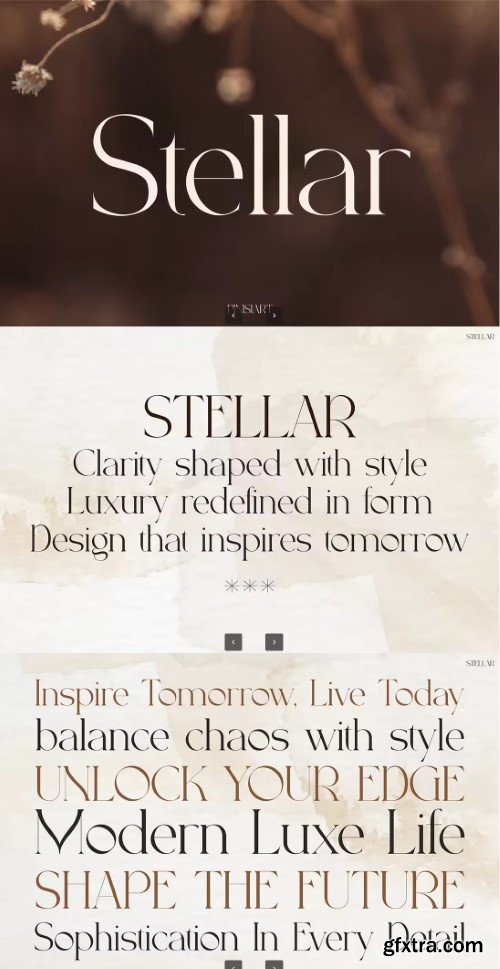 Stellar – Modern Luxury Font
