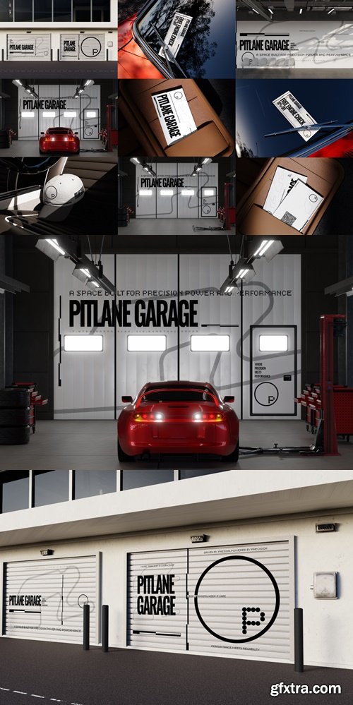 Vitora Mockup - Automotive Branding Mockup