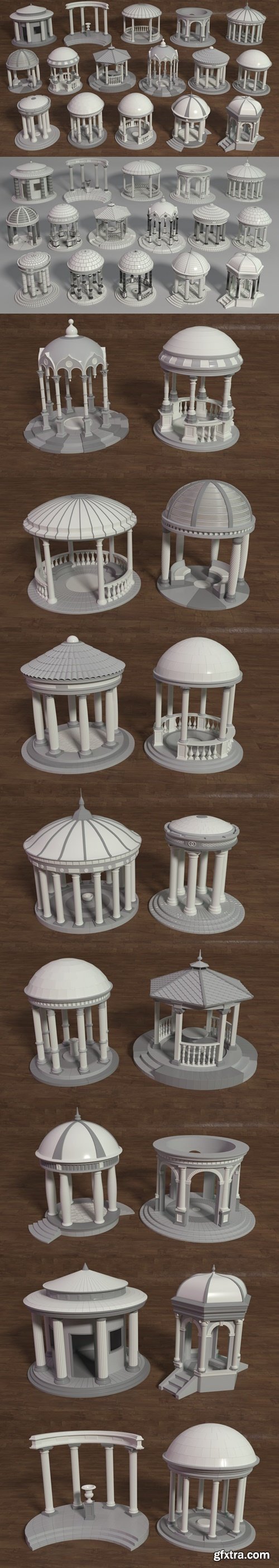 Artstation - Rotundas - 16 Pieces