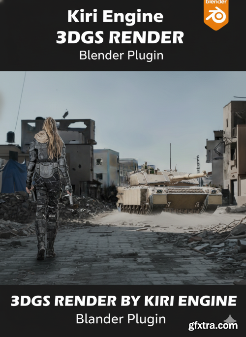 3DGS Render by KIRI Engine v4.1.0 for Blender