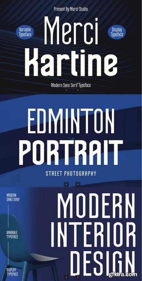 Merci Kartine – Sans Serif Typeface