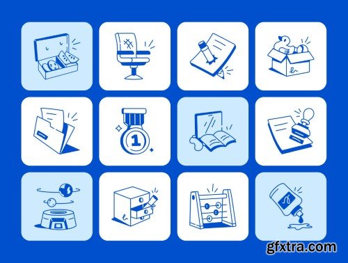 UI8 - School Doodles Icon Set