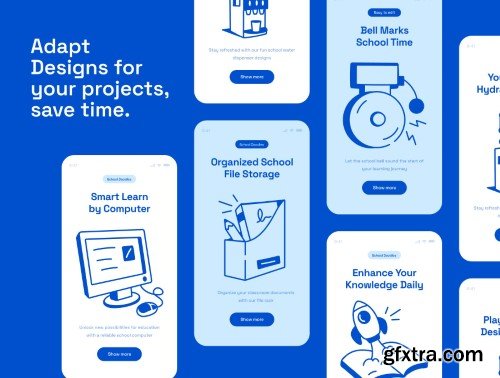 UI8 - School Doodles Icon Set