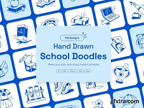 UI8 - School Doodles Icon Set