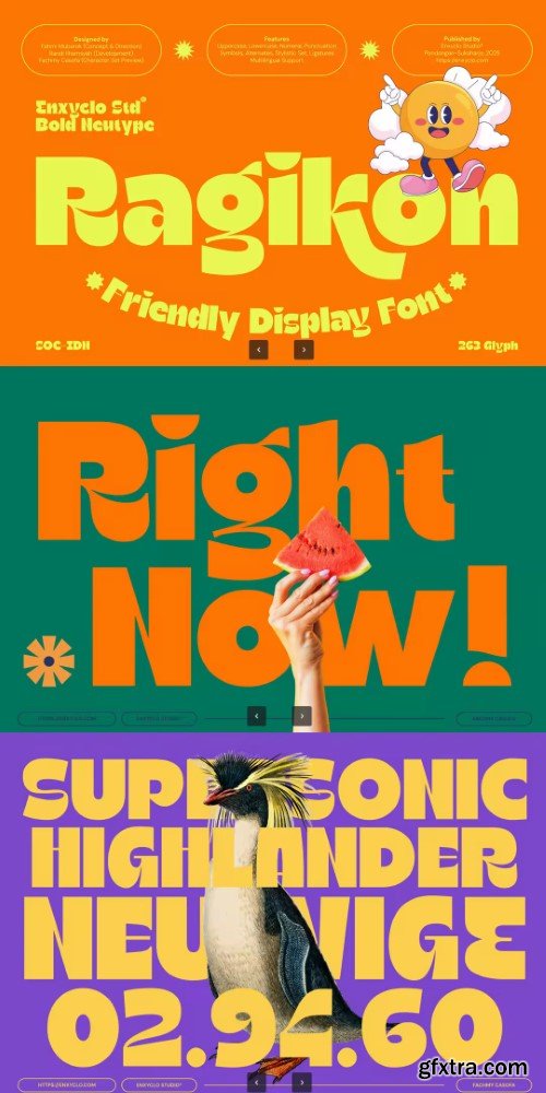 Ragikon - Modern Bold Logo Friendly Display Font Ragikon - Modern Bold Logo Friendly Display Font