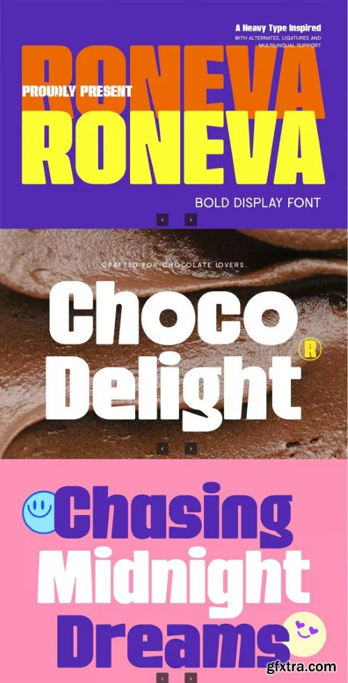 Roneva – Funky Retro Sans