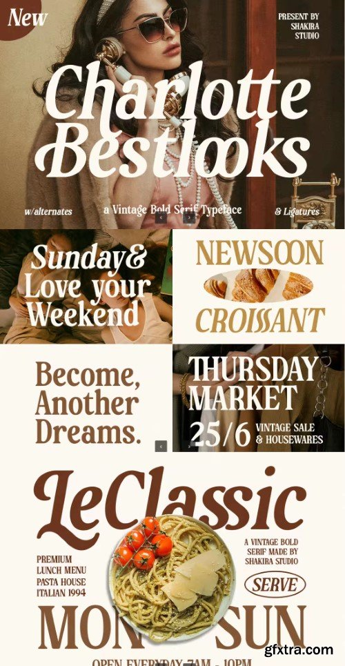 Creativemarket - Charlotte Bestlooks – Vintage Serif