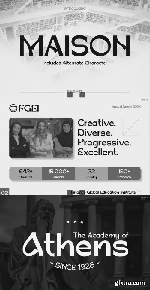 Maison – Editorial & Branding Font