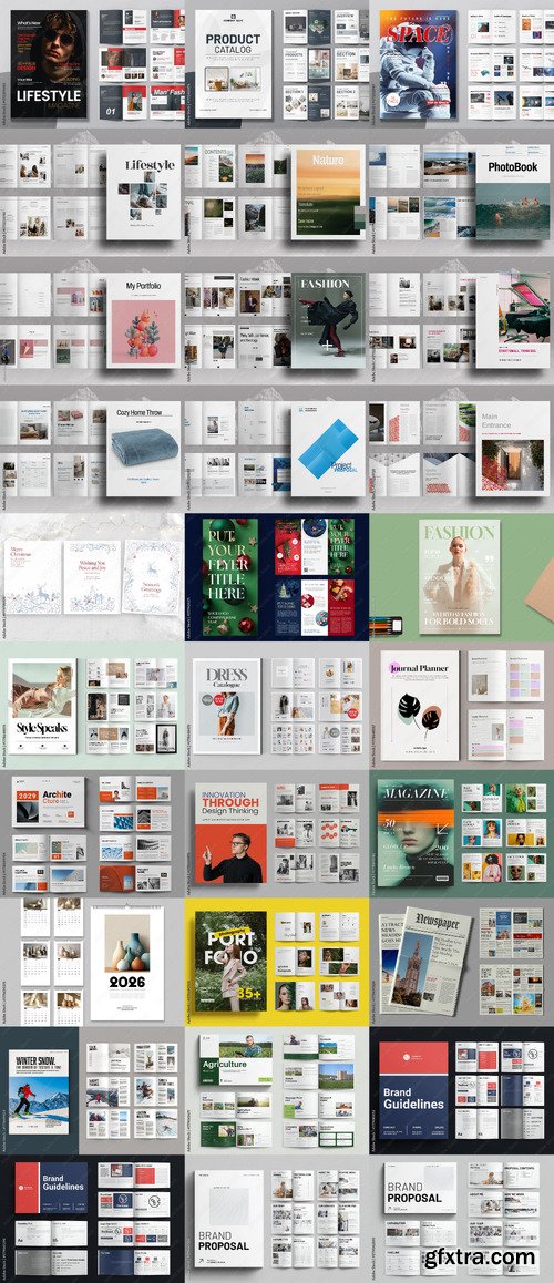 30 Indesign Templates Bundle 37 by Adobestock