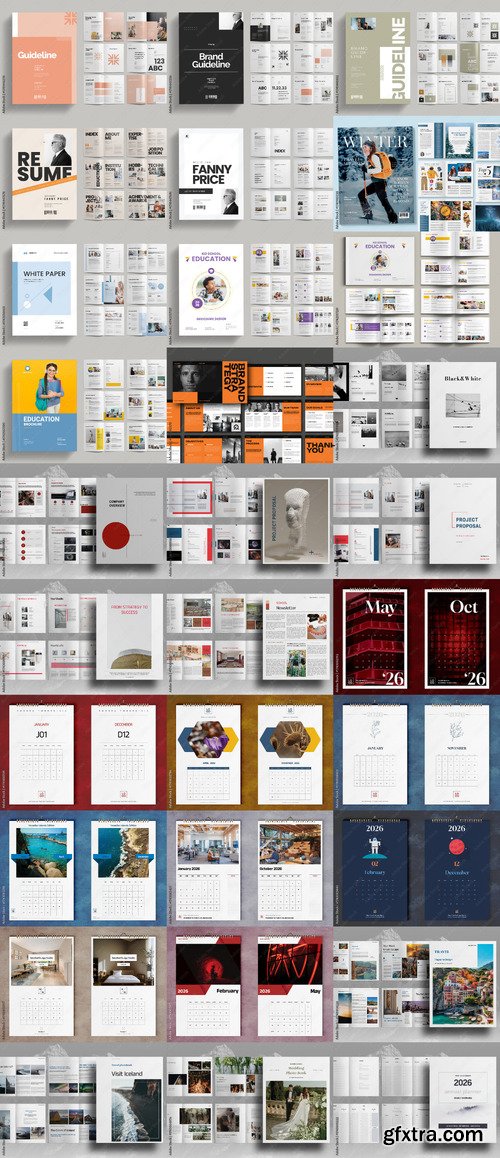 30 Indesign Templates Bundle 39 by Adobestock