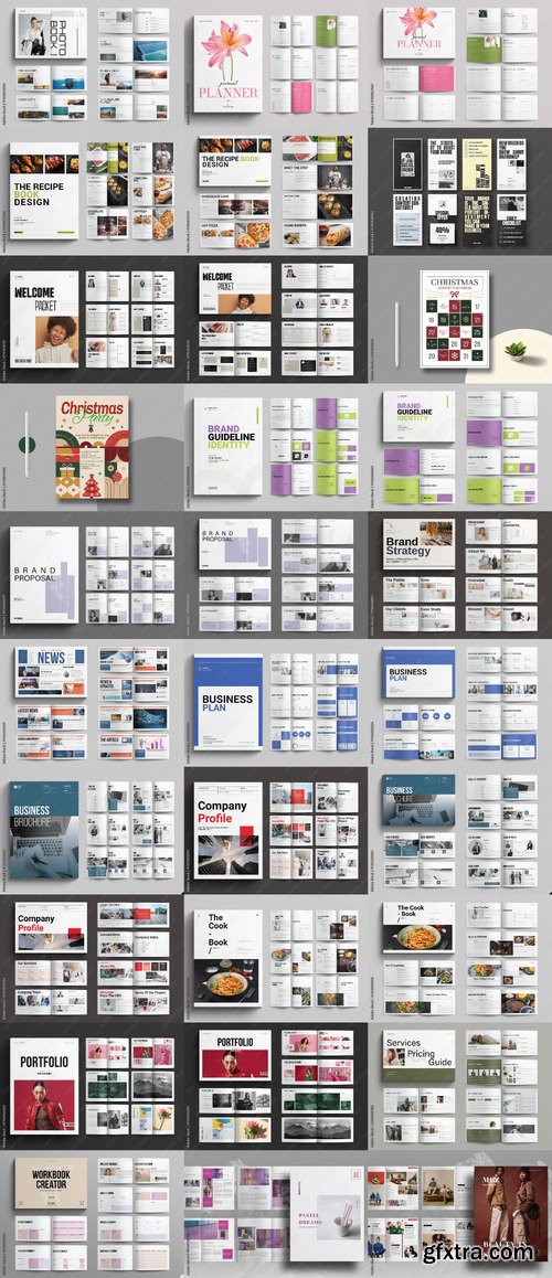 30 Indesign Templates Bundle 40 by Adobestock