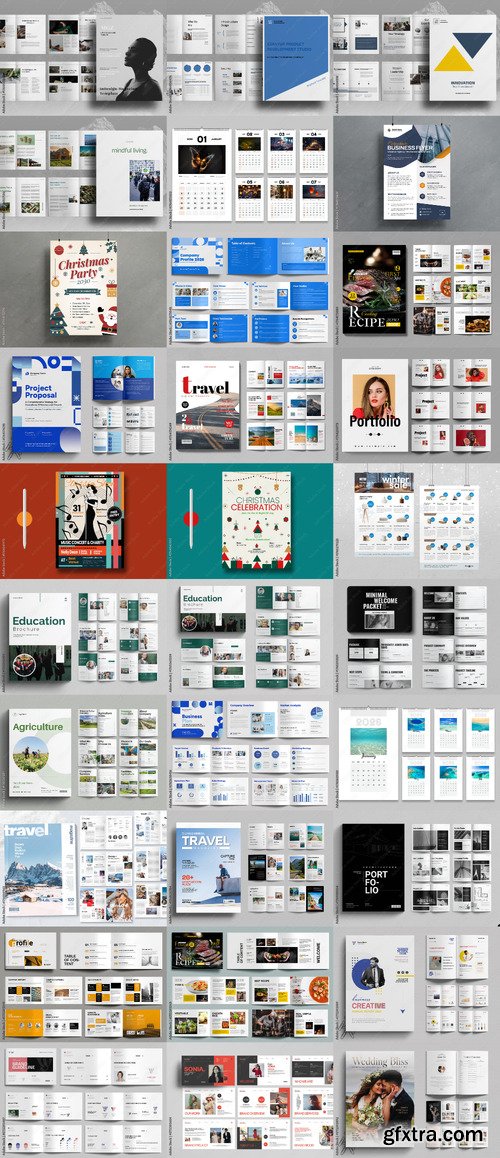 30 Indesign Templates Bundle 38 by Adobestock