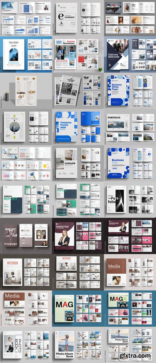 30 Indesign Templates Bundle 41 by Adobestock