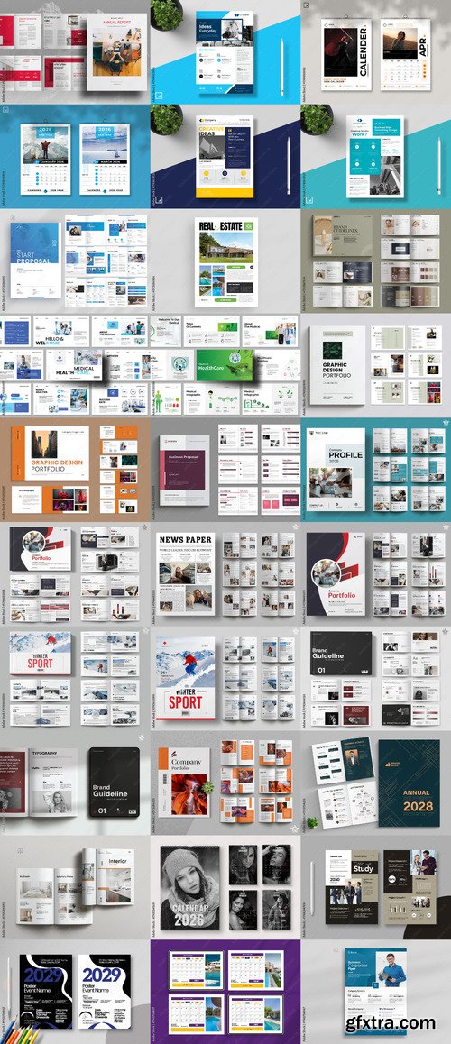 30 Indesign Templates Bundle 46 by Adobestock