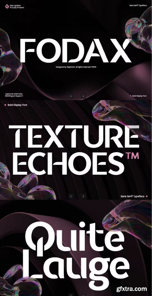 Fodax — Bold Simplicity Font