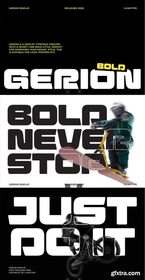 Gerion - Bold Font