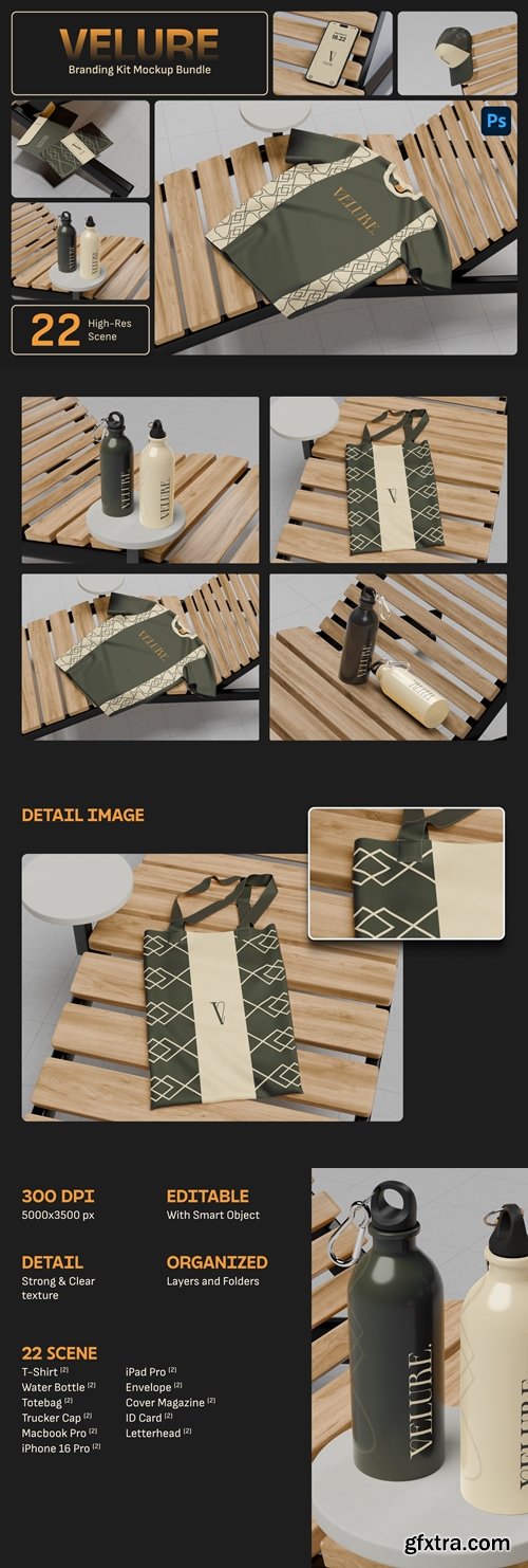 Velure - Branding Kit Mockup Collection