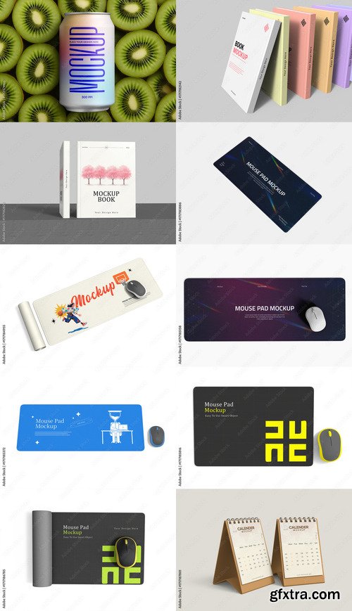 10 Mockup Templates Bundle 5 by Adobestock