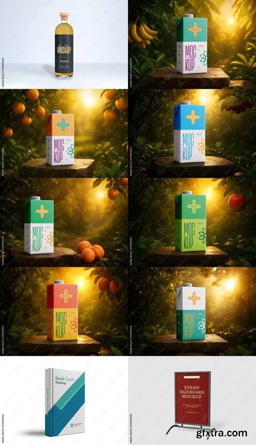 10 Mockup Templates Bundle 7 by Adobestock