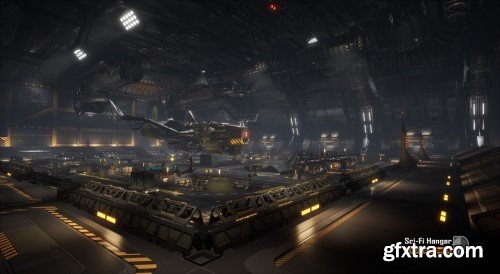 Unreal Engine - Sci-Fi Hangar