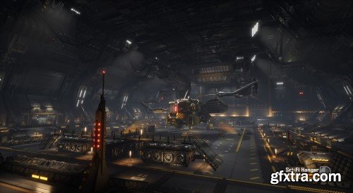 Unreal Engine - Sci-Fi Hangar