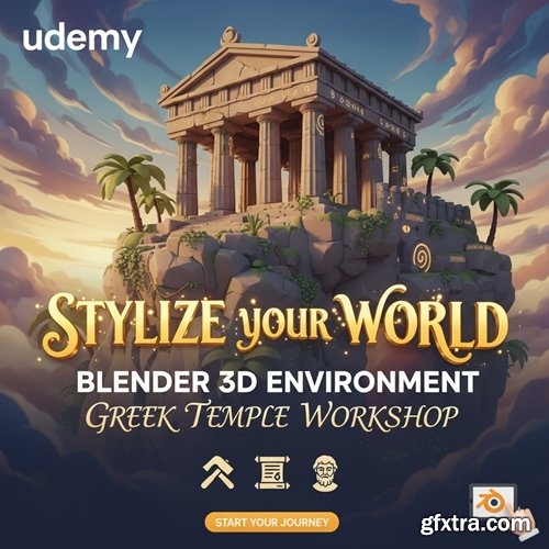 Udemy - Stylized Blender 3D Environment: Greek Temple Workshop