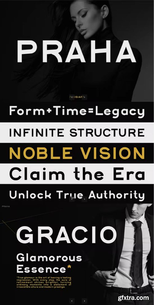 Praha – Modern Font