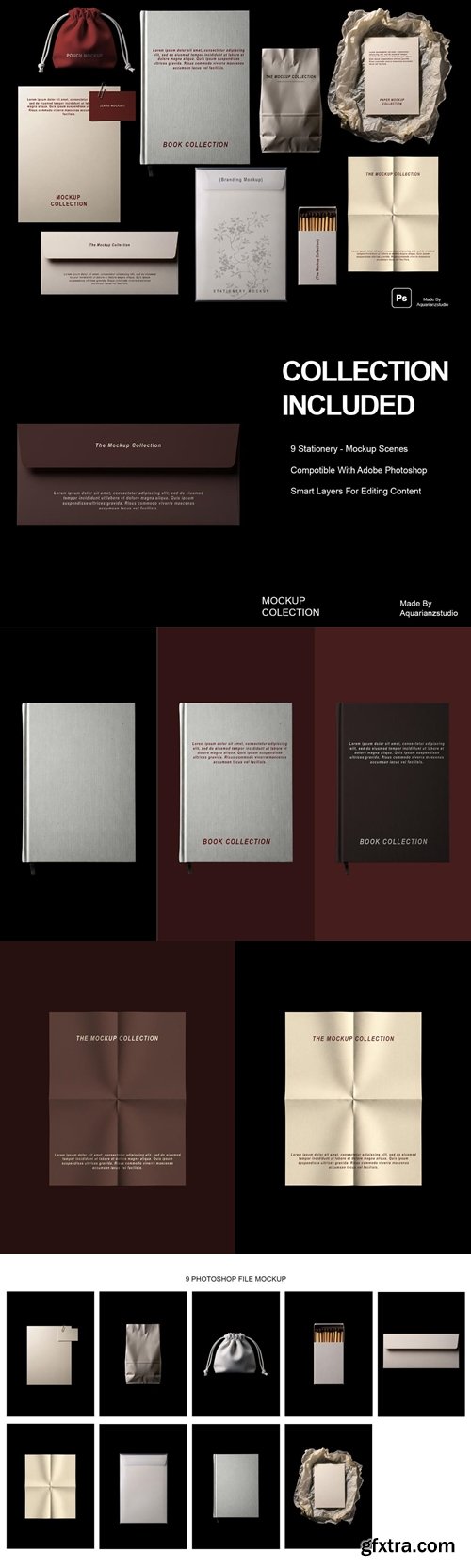 MockupCloud - Stationary Branding Mockup 01