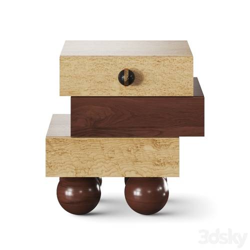 '3dsky Pro - Hommes Matrioska Bedside Table'