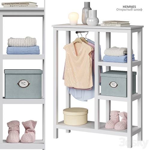 '3dsky Pro - Hemnes / Hemnes Open Cabinet Ikea'