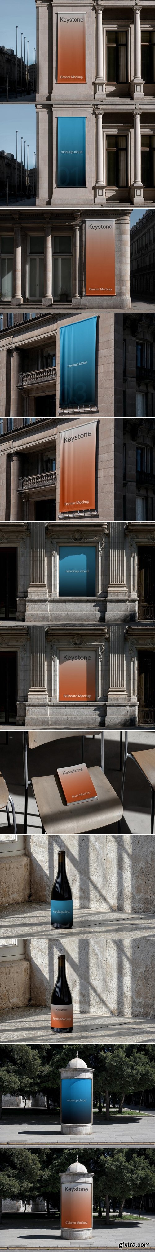 MockupCloud - City Branding Mockups / Keystone Series