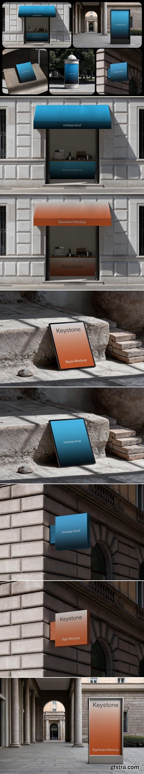 MockupCloud - City Branding Mockups / Keystone Series