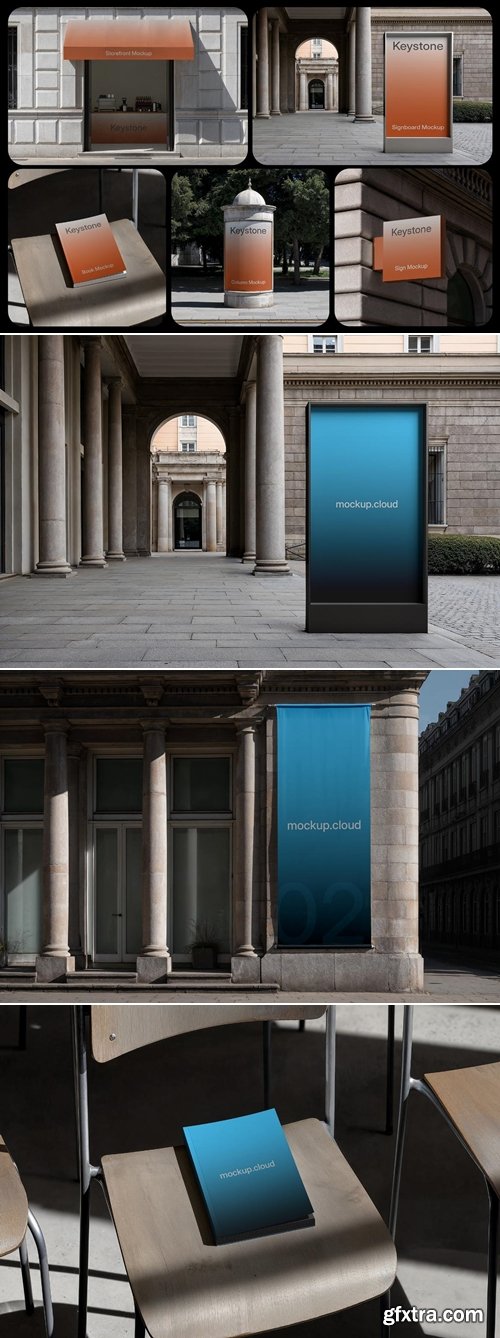 MockupCloud - City Branding Mockups / Keystone Series