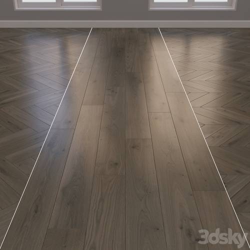 '3dsky Pro - Parquet board Kraft layout herringbone, chevron and linear 15'