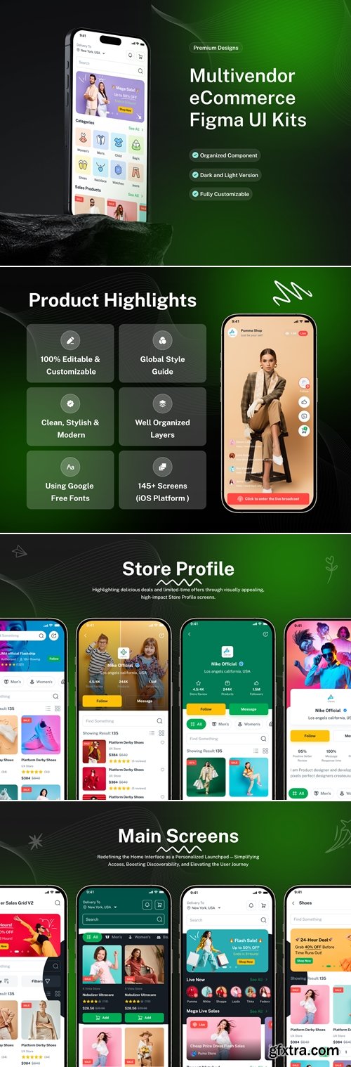 Shoply - eCommerce Mobile App Figma UI Kits