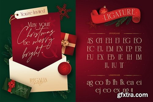 CreativeMarket - Regalia Prestige Christmas Font
