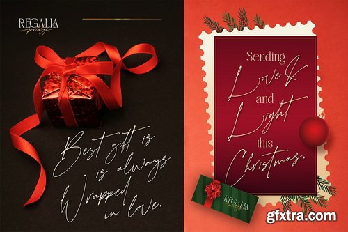CreativeMarket - Regalia Prestige Christmas Font
