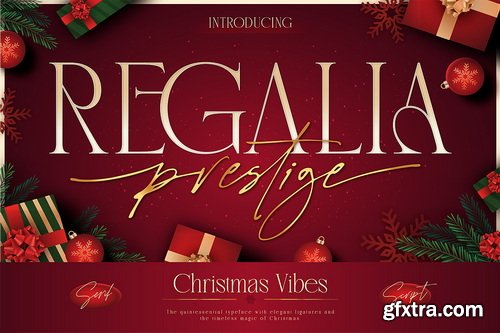 CreativeMarket - Regalia Prestige Christmas Font