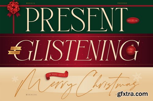 CreativeMarket - Regalia Prestige Christmas Font