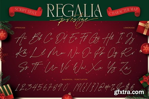 CreativeMarket - Regalia Prestige Christmas Font