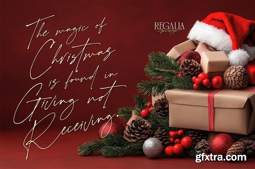 CreativeMarket - Regalia Prestige Christmas Font