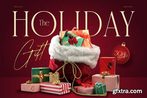 CreativeMarket - Regalia Prestige Christmas Font