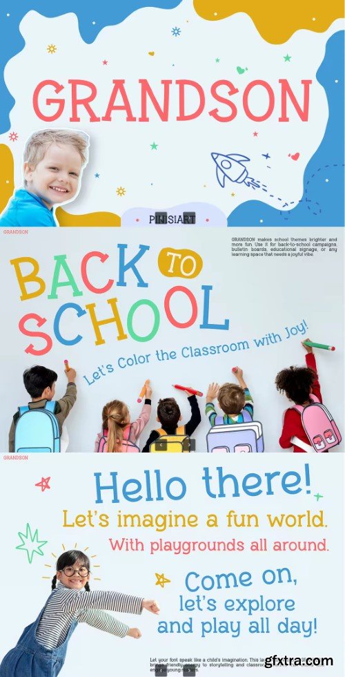 Grandson – Playful Kids Font