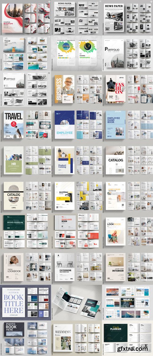 30 Indesign Templates Bundle 47 by Adobestock