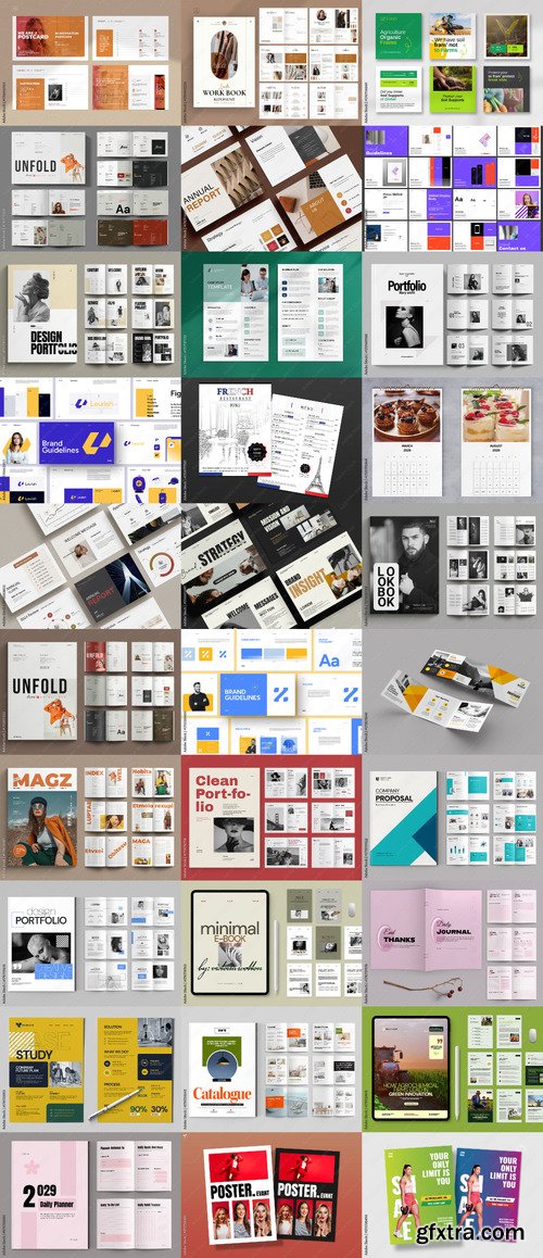 30 Indesign Templates Bundle 50 by Adobestock