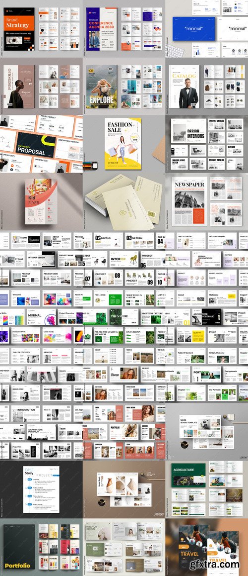 30 Indesign Templates Bundle 51 by Adobestock